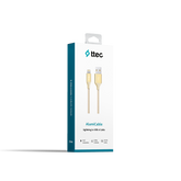 TTEC AlumiCable 120cm Lightning Hızlı Şarj ve Veri Kablosu Gold